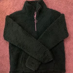 Comfy Sherpa pullover, size small